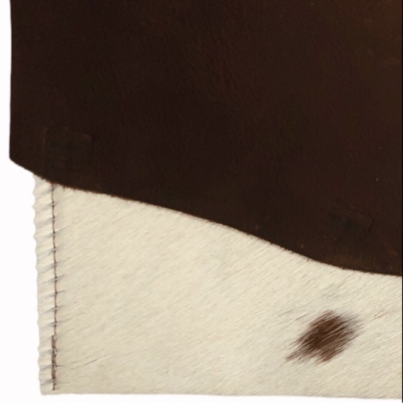 Canoe Brown Calfhair Envelope Clutch - Picture 6 of 10